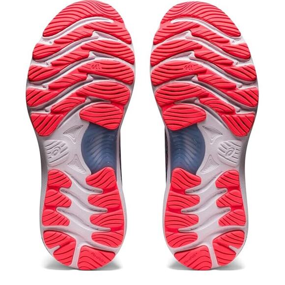 ASICS Women's Gel-Nimbus 23 Running Shoes Mist/Blazing Coral, Size 6 B - Picture 8 of 10